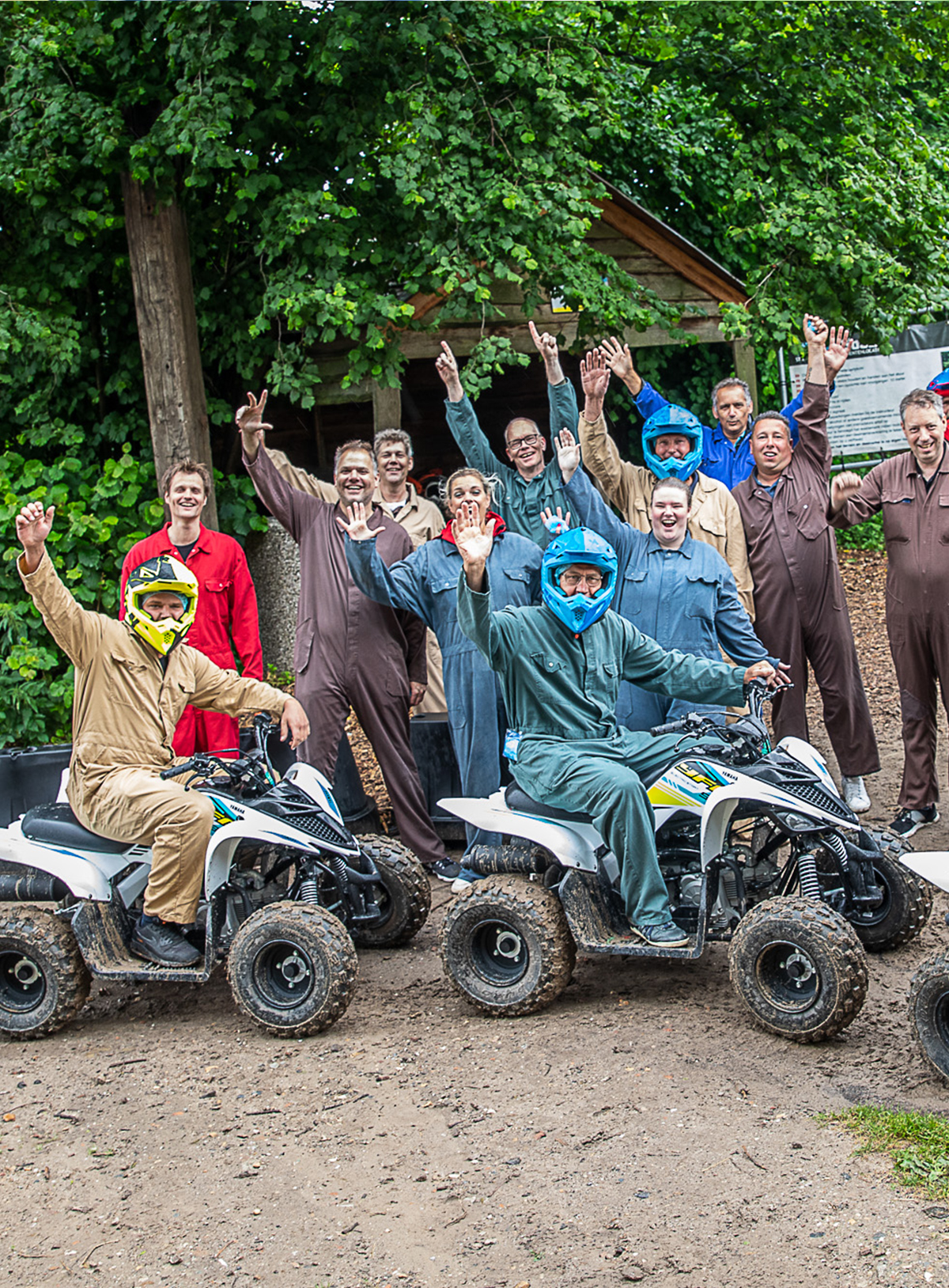 Bedrijfsuitje Quad rijden op Watergoed